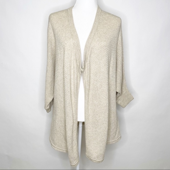 Madewell Seabank Open Front Cardigan Sweater Tan Small - Picture 3 of 14